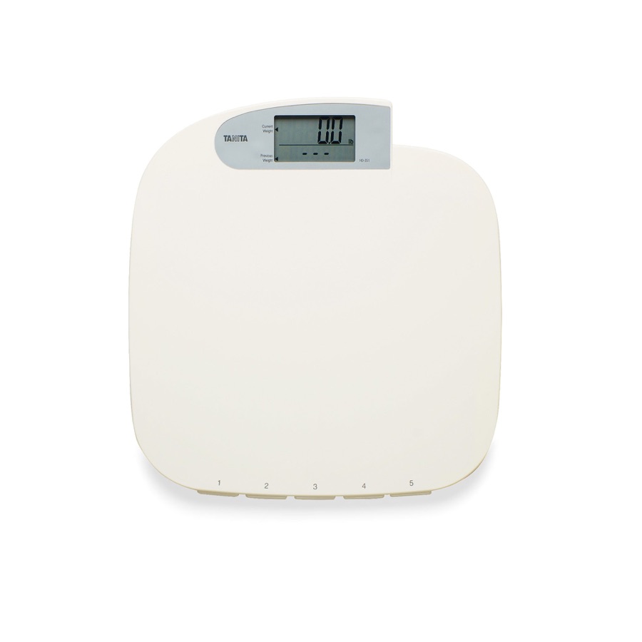 White TANITA HD-351 digital bathroom scale